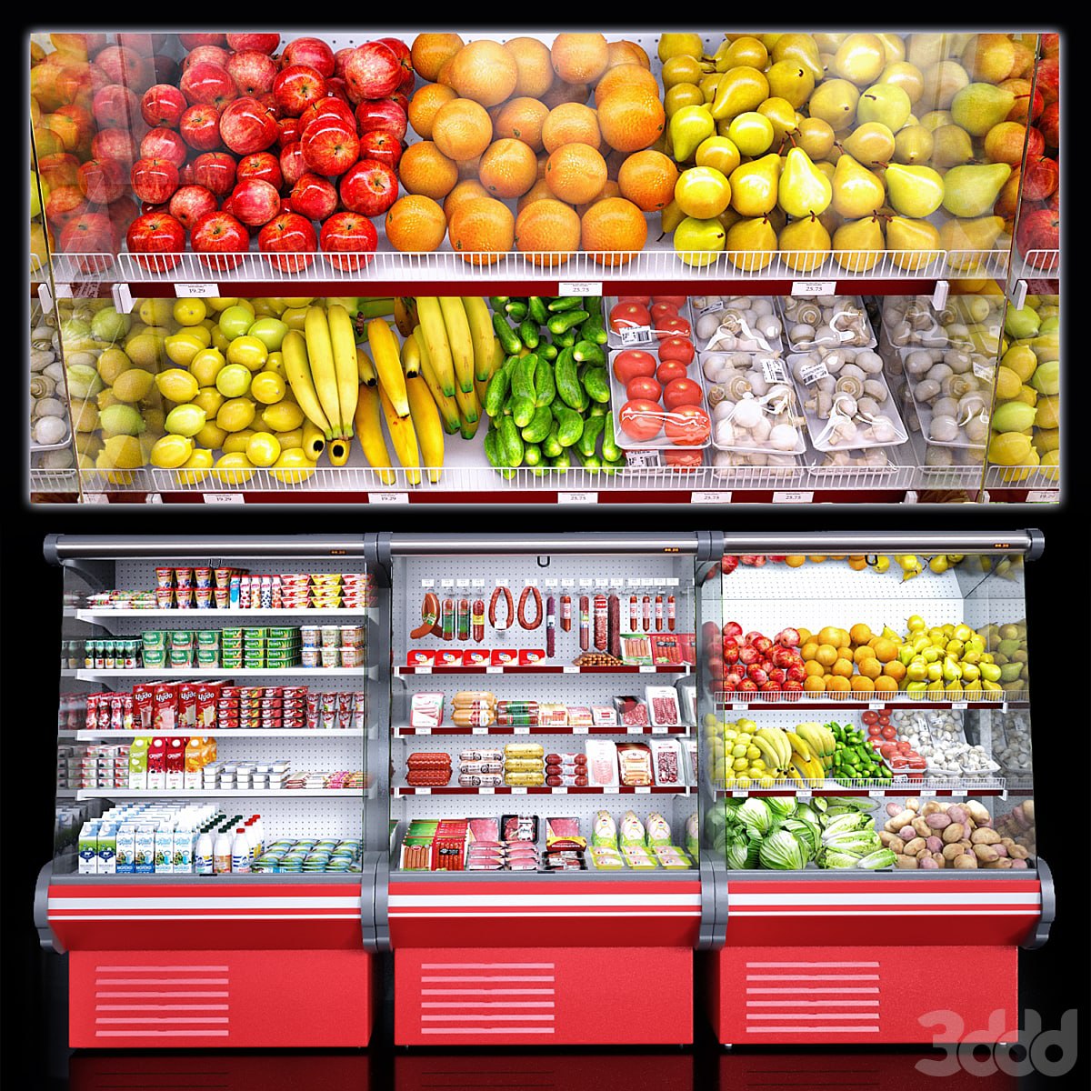 Market refrigerators 's