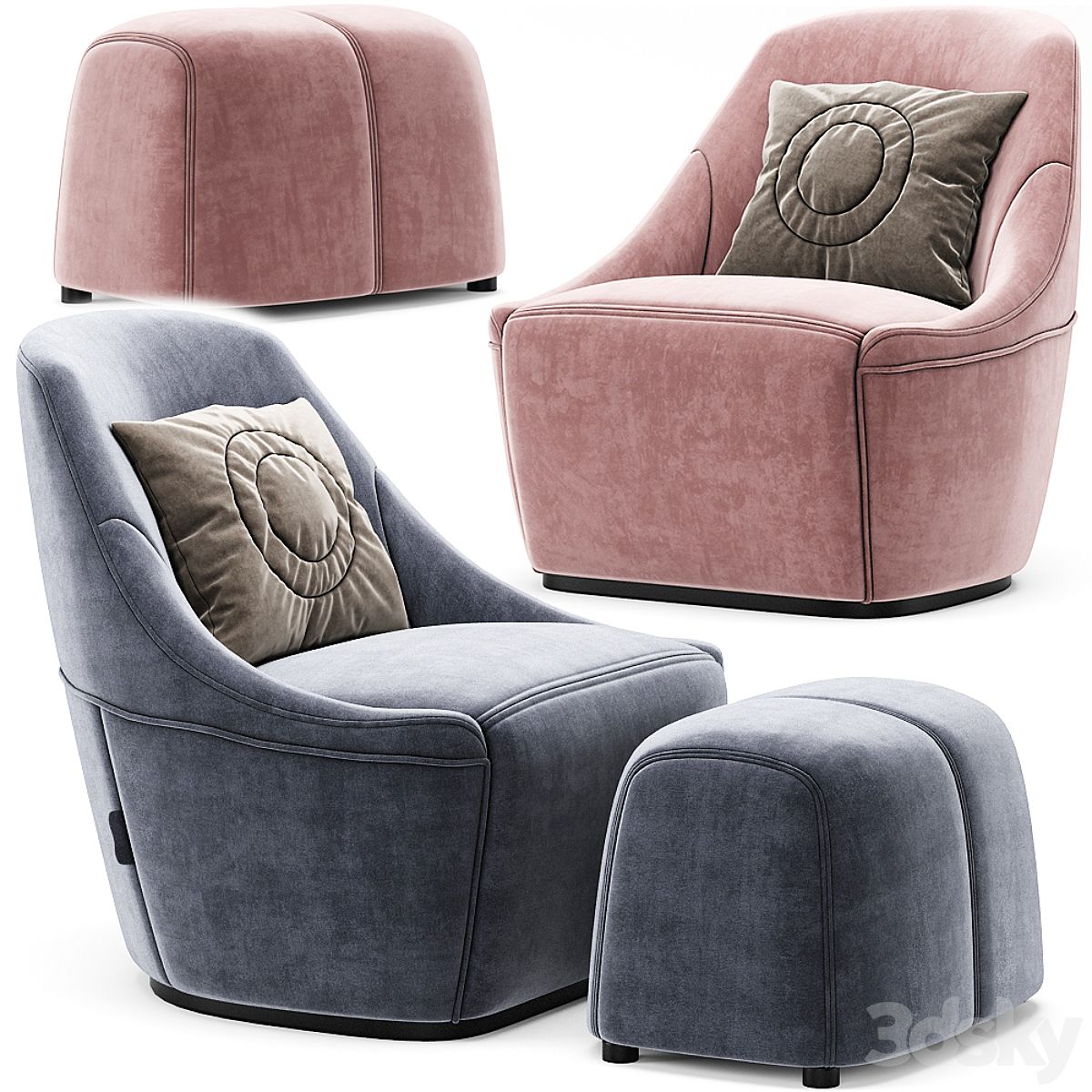 Calligaris Alma Swivel Chair