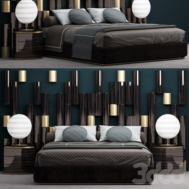 Bed made of panels of my design