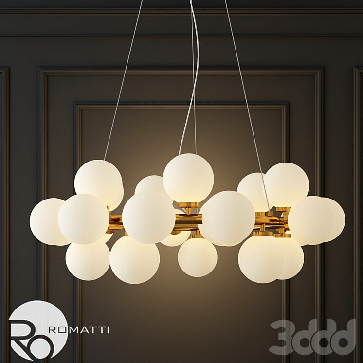 Hanging lamp the mimosa pendant by atelier areti