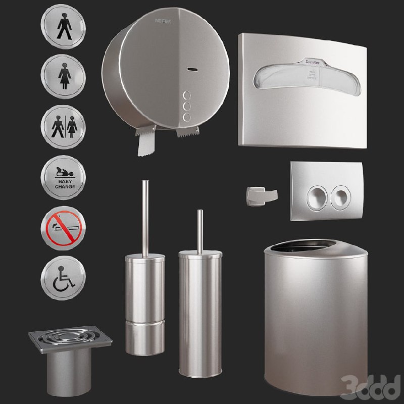 NOFER toiletSETmat # 02