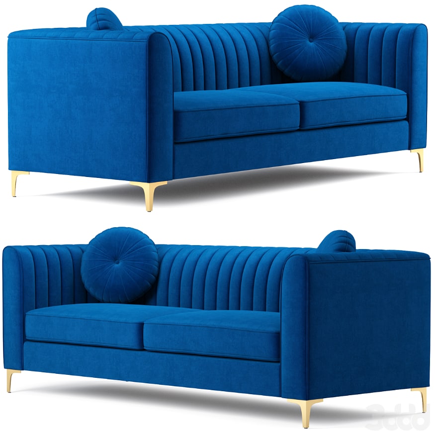 Isabelle Velvet Sofa Meridian Furniture