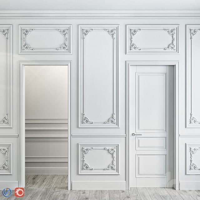Stucco molding for walls 1