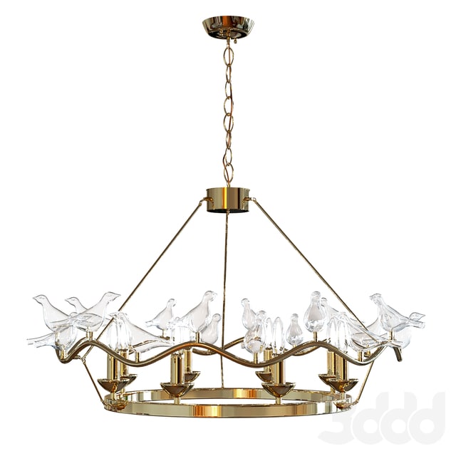 Favorite 1750-9P Chandelier Pajaritos