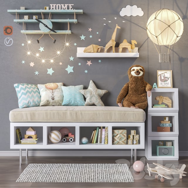 Toys and furniture set 32