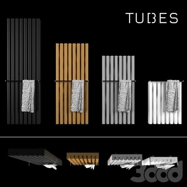 Decorative radiator set Soho Bathroom v3 by Palombo / Vertical wall-mounted