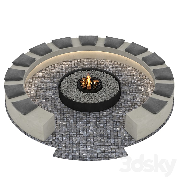 Outdoor Fireplace