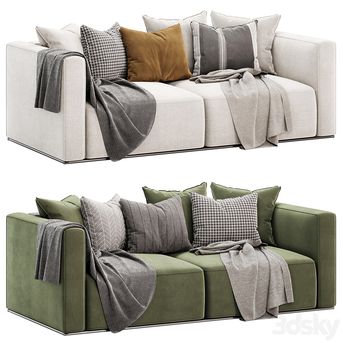 shangai 3 seater sofa by poliform