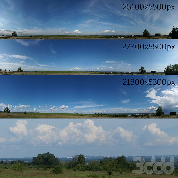 Panorama of the sky, collection No. 7