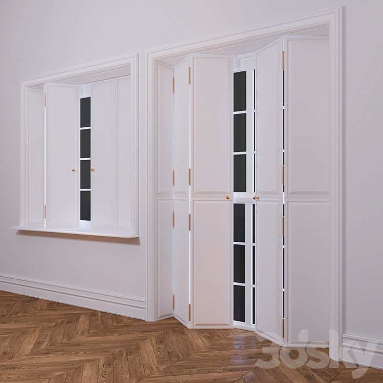 Set of classic windows