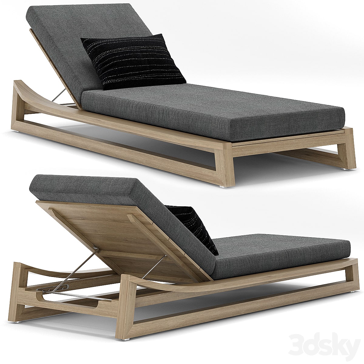 RH Outdoor Sebastian chaise