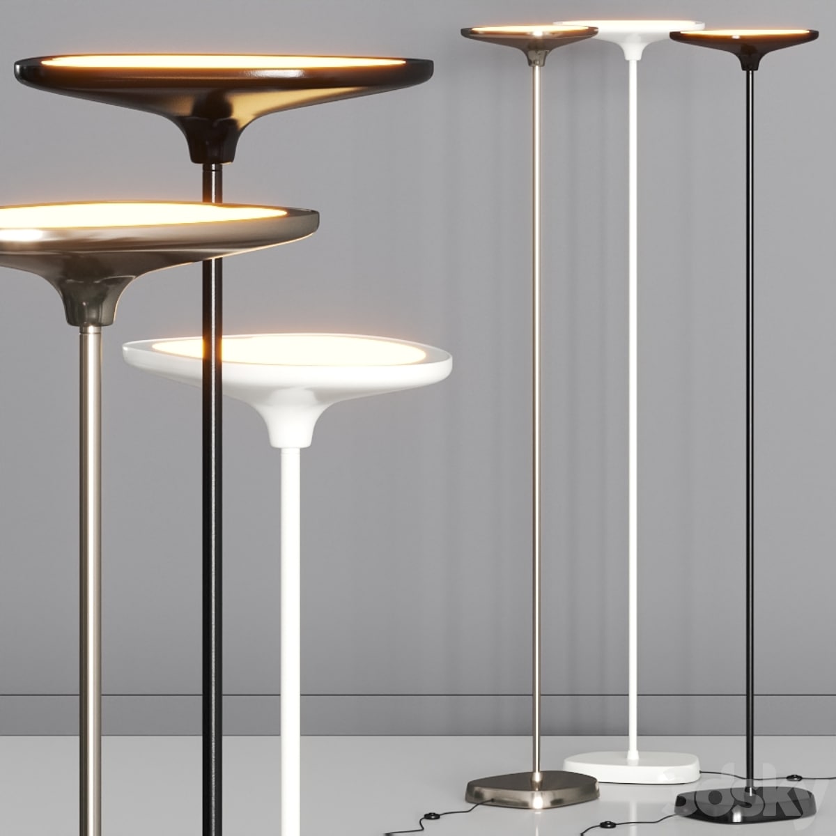 Makris Flat T Floor Lamps