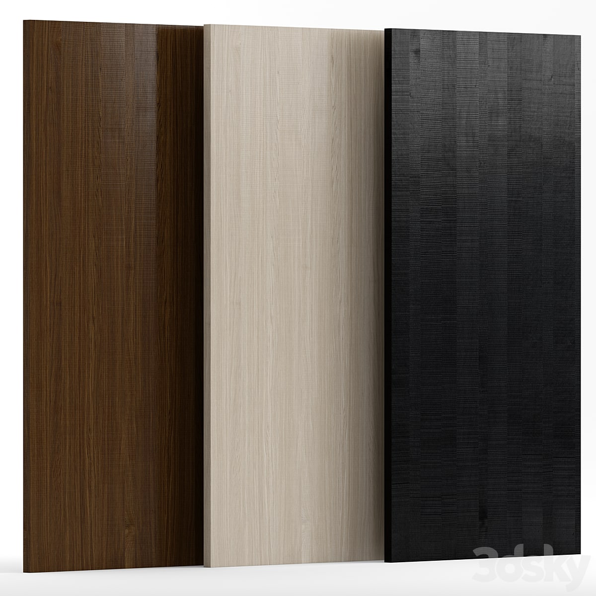 Oak_Rough wood with 3 materials