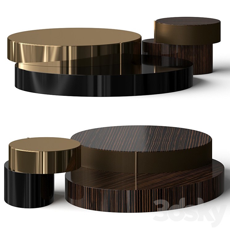 Minotti Benson Coffee Table Set