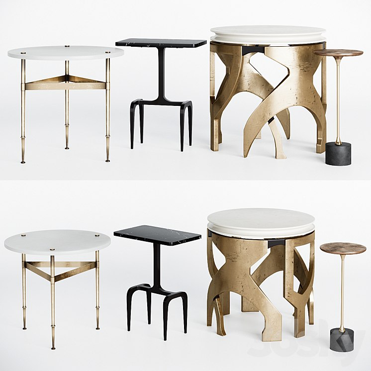 Side tables and accent tables set