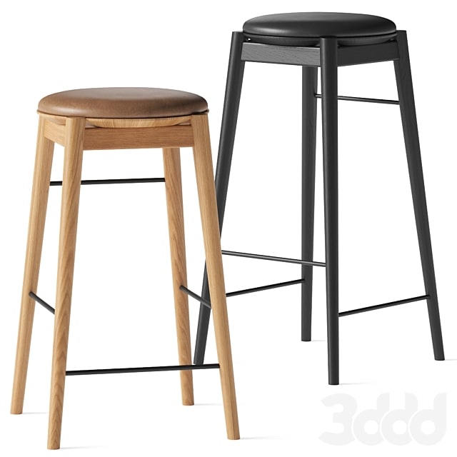 FDB Møbler Øst J169 & J168 Bar Stools