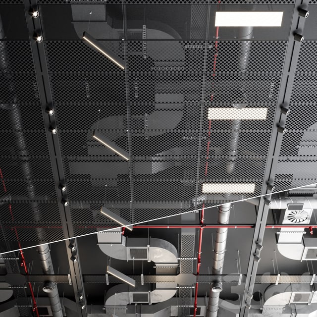 Индустриальный потолок SAS International 2