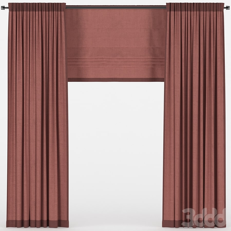 Шторы с римской шторой