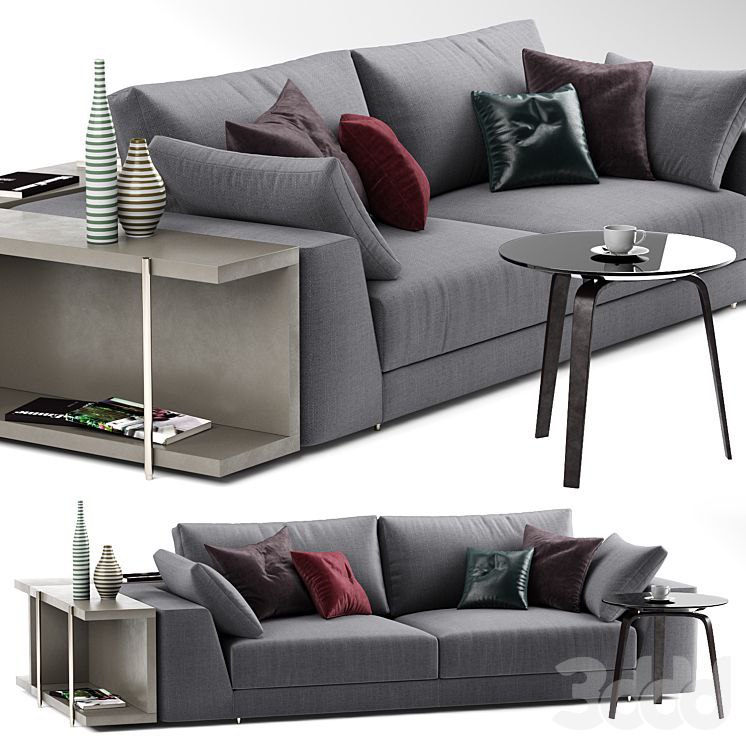 Argo gray sofa AG002 - MisuraEmme