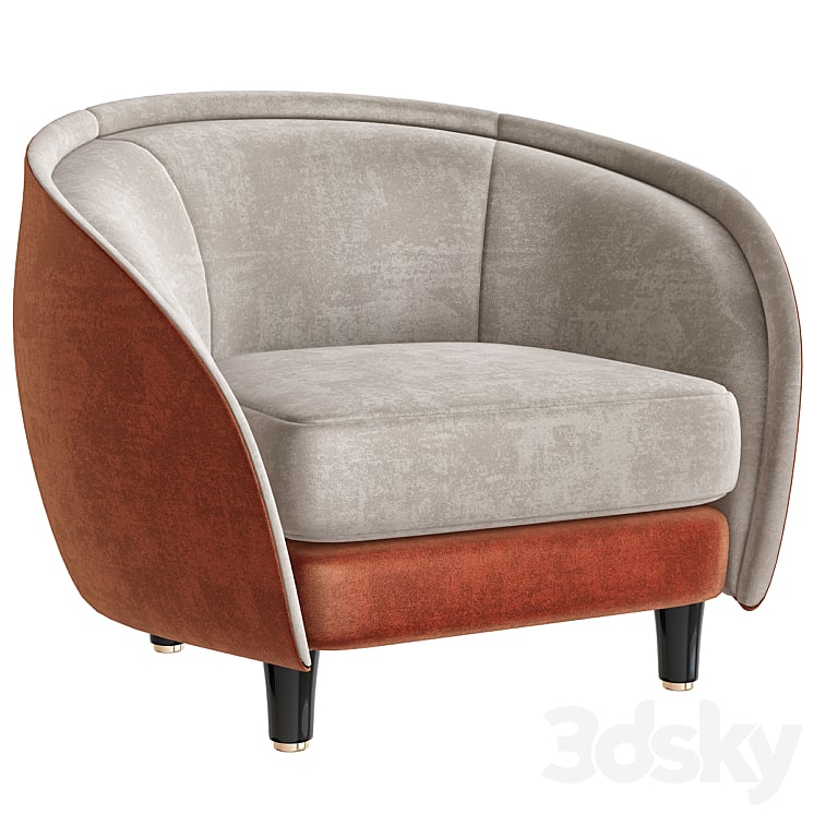 Revers Lounge Chair by Gubi