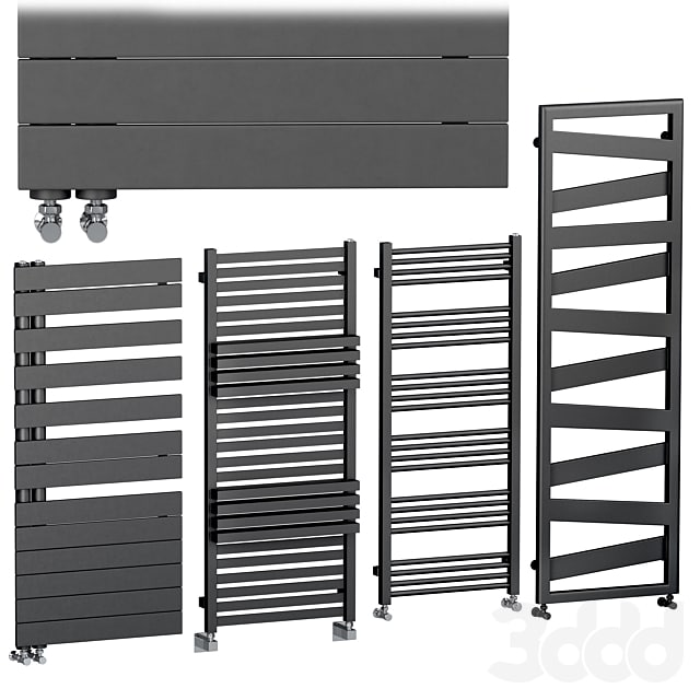 Towel Radiators set 3