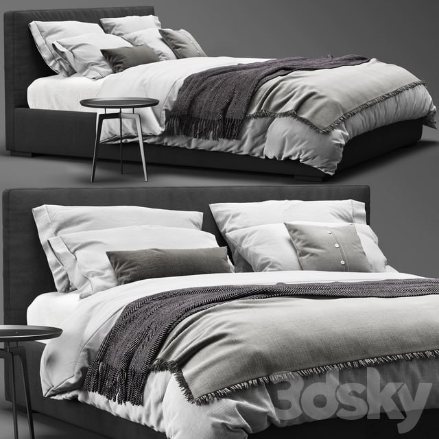 Meridiani Stone Plus Bed