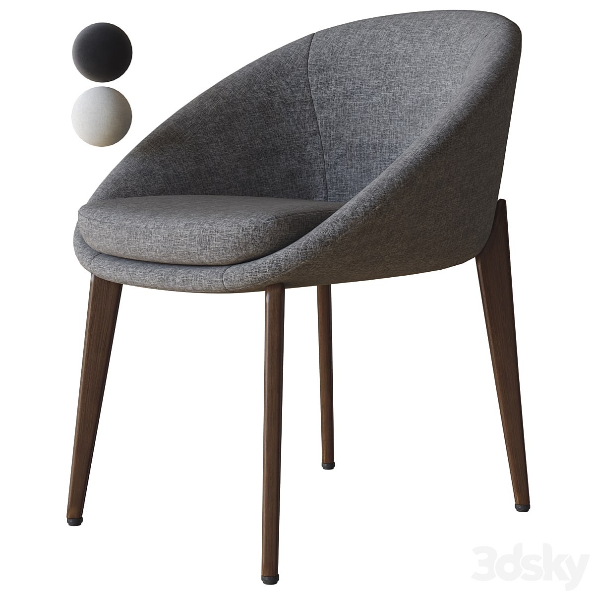 lido dining chair minotti