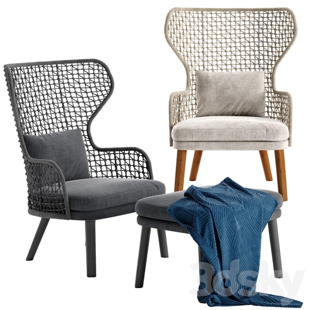 Varaschin Emma bergere armchair