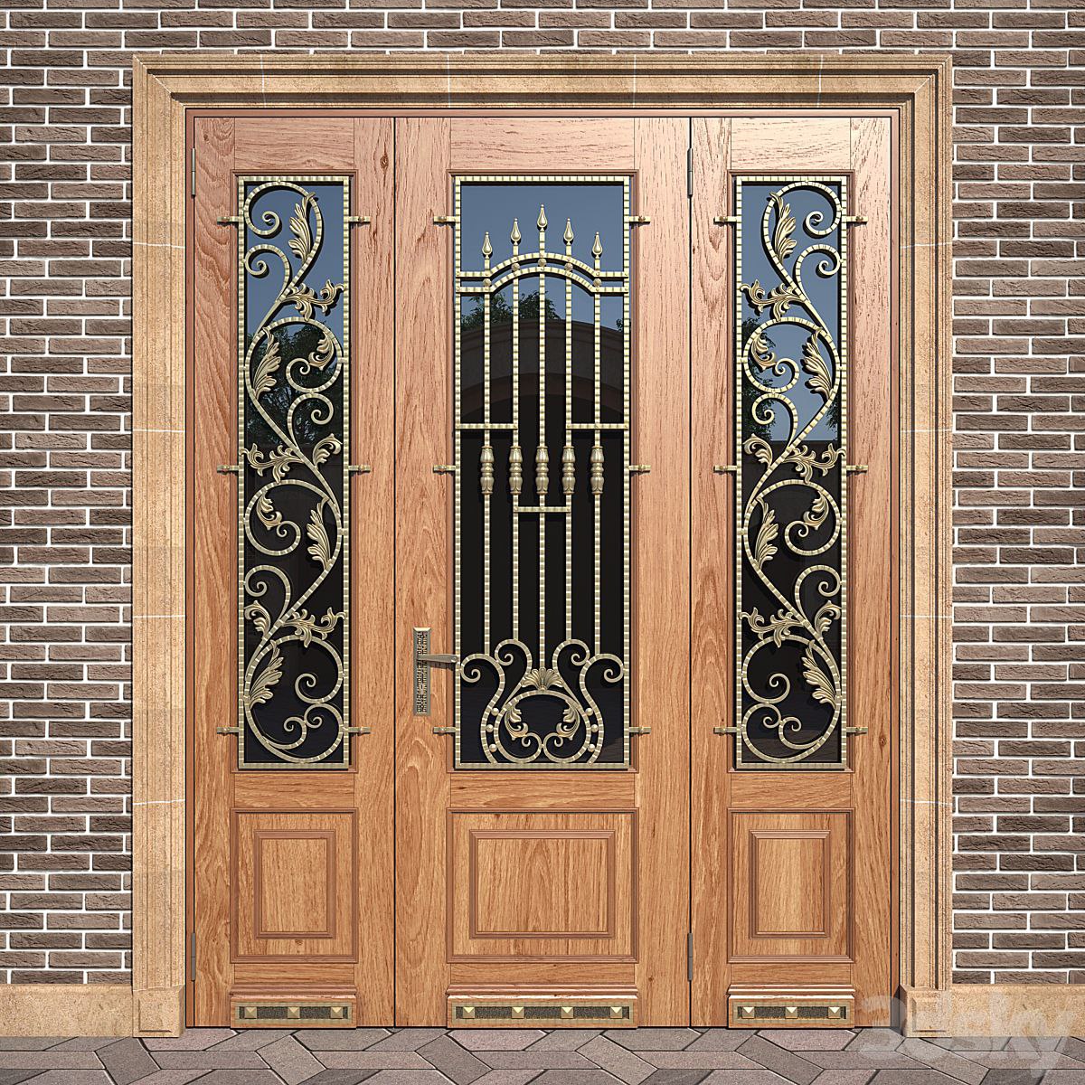 Entrance classic door