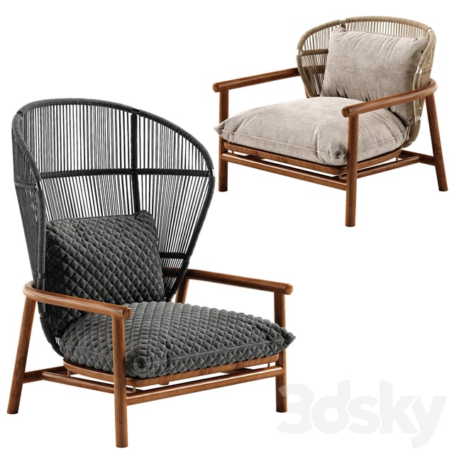 Gloster fern armchair