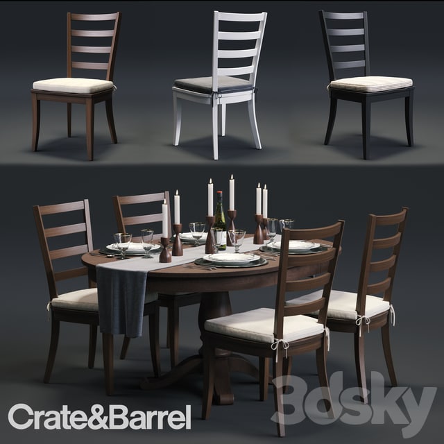 C & B Harper Chair and Avalon Table