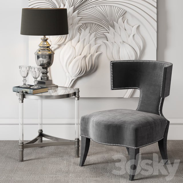 DONGHIA Klismos Upholstered Chair