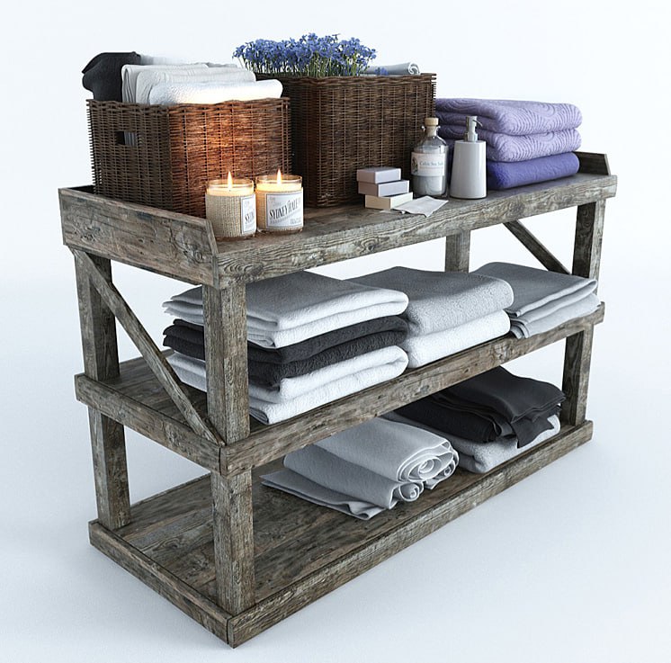 Decor toilet "Towels and Tinkerbell" -nots #​​salt