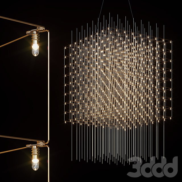 Pendant LED chandelier ODDRUN by Lampatron