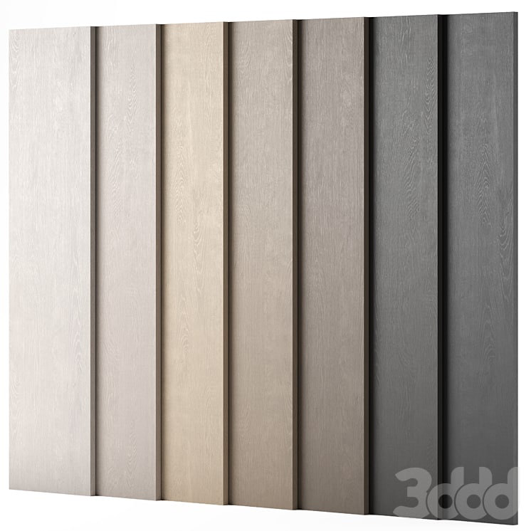 Wood materials Oak - 7 colors - set 11