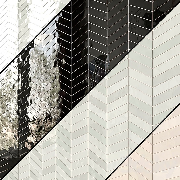 British Ceramic Tile Chevron 4 types