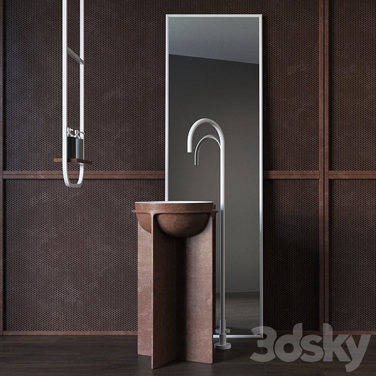 Sink floor Falper Controstampo