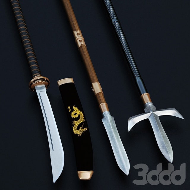 Japanese traditional weapons