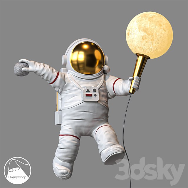 B4327 Sconce Astronaut ;s