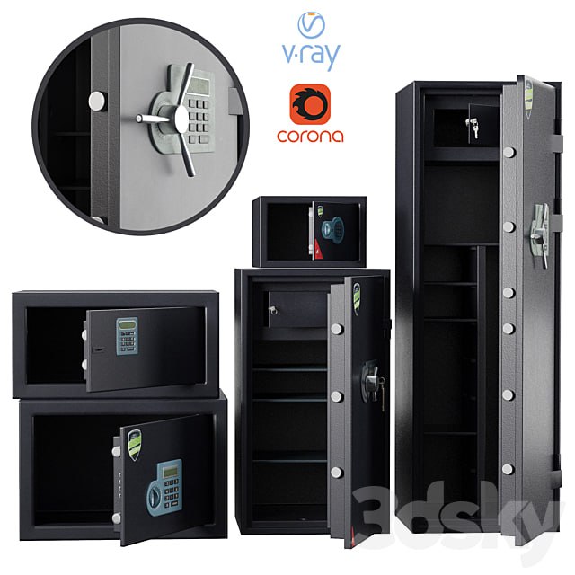 Set of safes