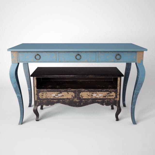 [AhmedSayed94](https://t.me/AhmedSayed94) Antique French TV Stand & Writing Desk