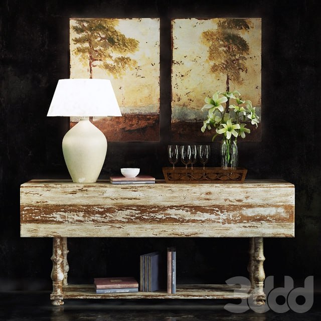 Hooker Furniture Living Room Wakefield Drop Leaf Table