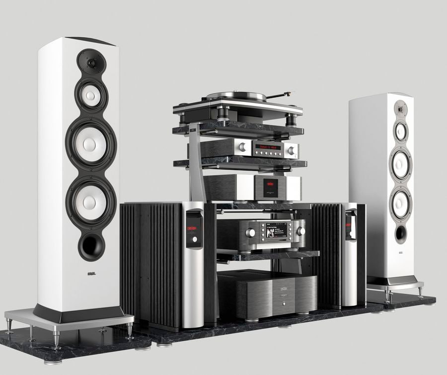 Elite Hi-End audio system from Mark-Levinson and Revel -end -levinson