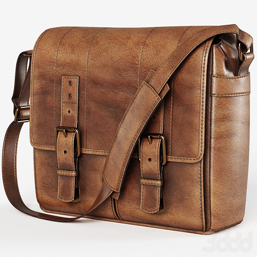 Shoulder leather bag