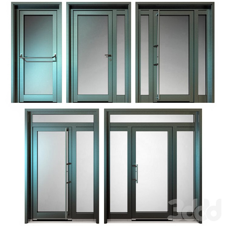Metal fire doors