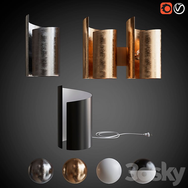 Set sconces and table lamp PITTORE