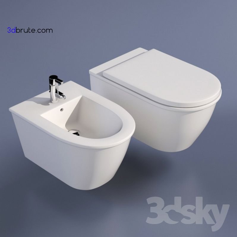 TOILET & BIDET WALL MOUNTED