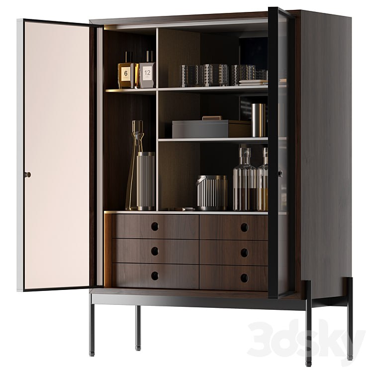 bookcase Minotti Superquadra 2021 collection № 4