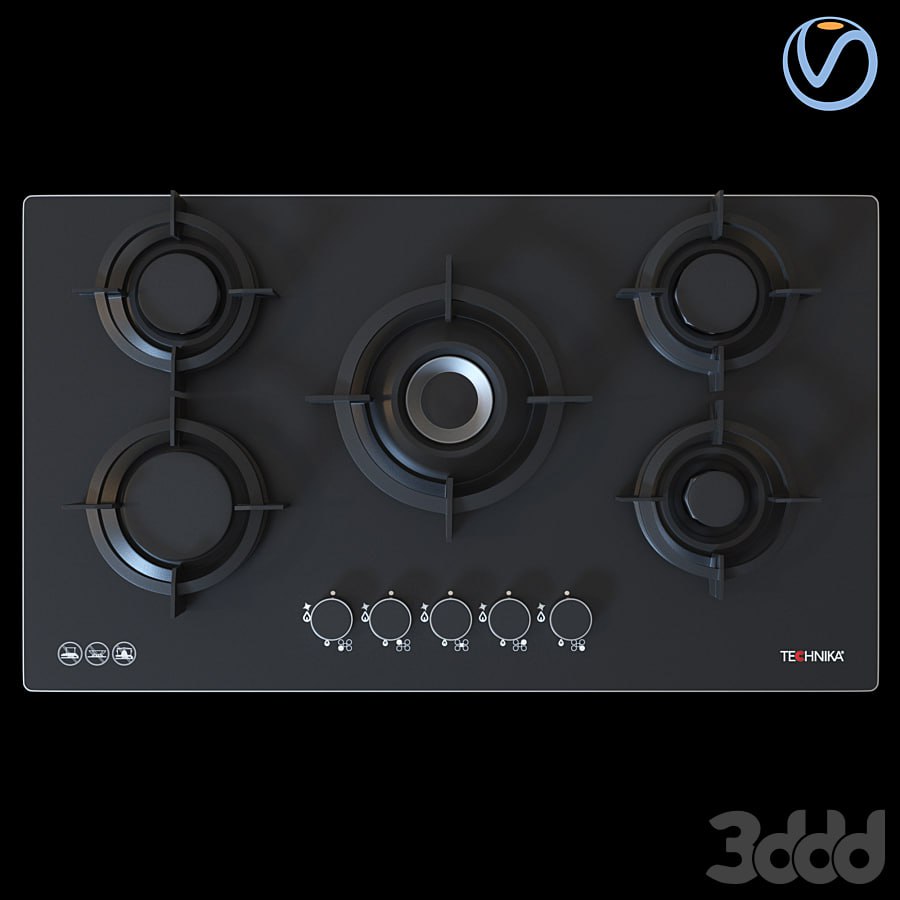 Technika Gas Cooktop H950STBGF Pro