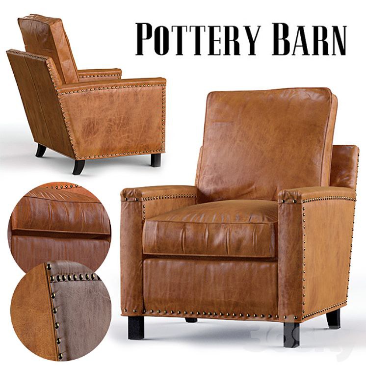 Tyler Leather Armchair | Pottery Barn